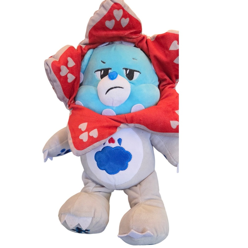 Care Bears Plush Unisex OS Blue Excellent Stranger Things Cheer Bear Eleven - Picture 5 of 8
